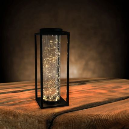 LED Solar light GLAMOUR LED/1,2V 600 mAh IP44 black