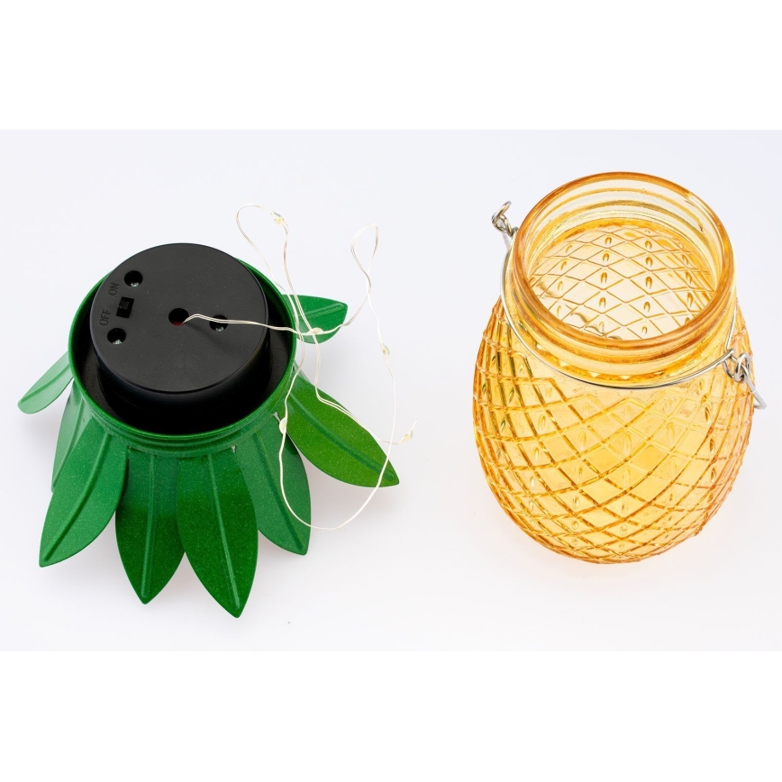 LED Solar light JAR LED/1,2V IP44 pineapple