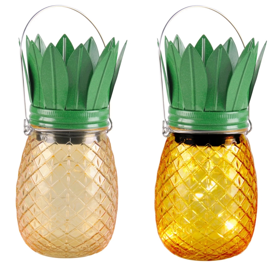 LED Solar light JAR LED/1,2V IP44 pineapple
