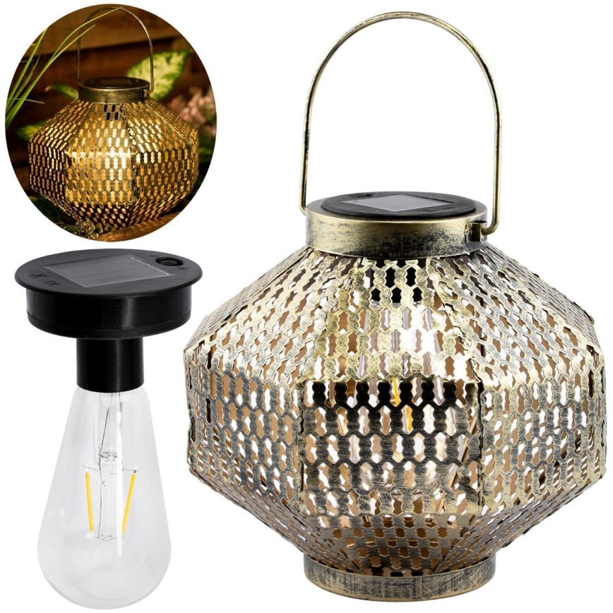 LED Solar light LAURA 1xE27/1,2V IP44
