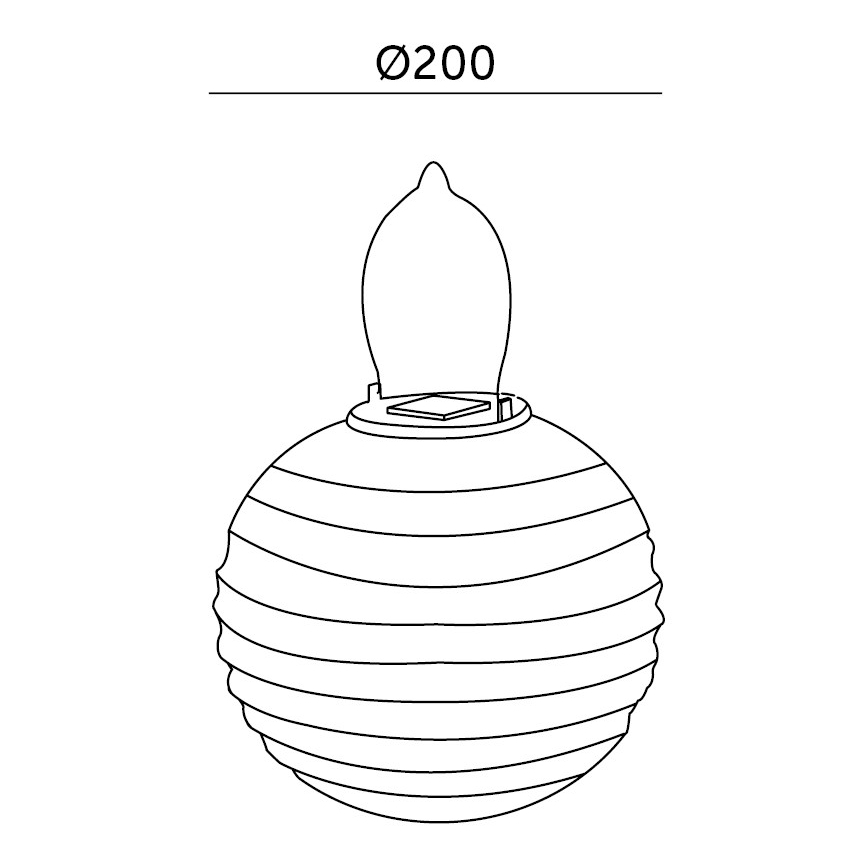 LED Solar light LED/0,02W/1,2V 3000K IP44