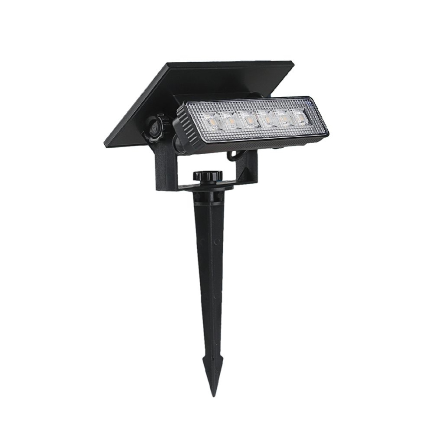 LED Solar light LED/0,9W/3,7V 3000K IP65 black