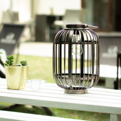 LED Solar light LORETA 1xE27/1,2V 600 mAh IP44