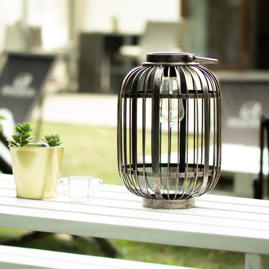 LED Solar light LORETA 1xE27/1,2V 600 mAh IP44