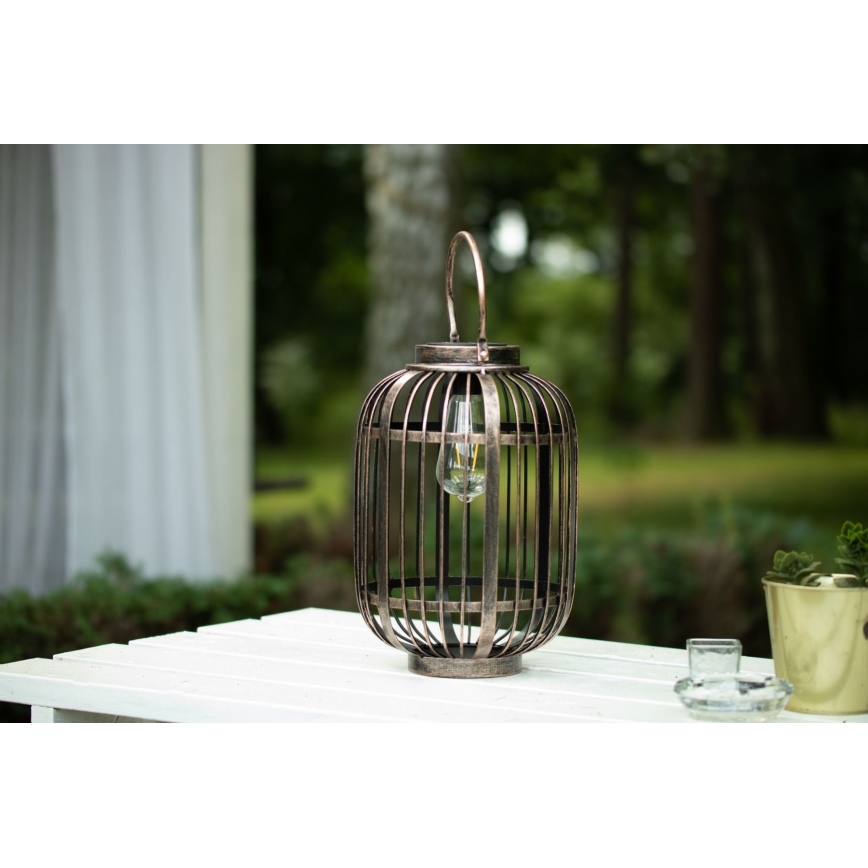LED Solar light LORETA 1xE27/1,2V 600 mAh IP44