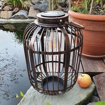 LED Solar light LORETA 1xE27/1,2V IP44