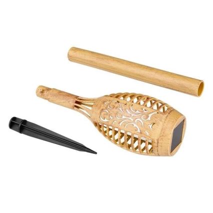 LED Solar Light MINISPARK BAMBOO LED/1.8W/5.5V IP44 600 mAh beige