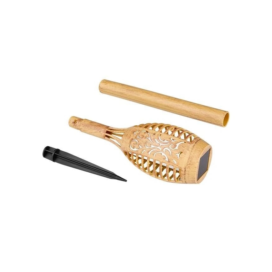 LED Solar Light MINISPARK BAMBOO LED/1.8W/5.5V IP44 600 mAh beige