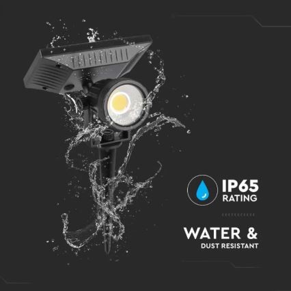 LED Solar light SPIKE LED/2W/5,5V IP65 4000K