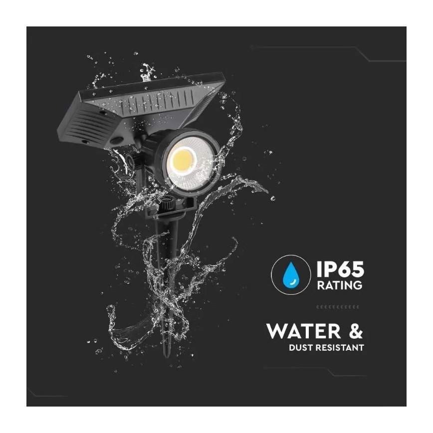 LED Solar light SPIKE LED/2W/5,5V IP65 4000K