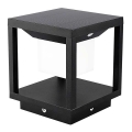 LED Solar light with a sensor LED/2W/5,5V 3000K IP65 black