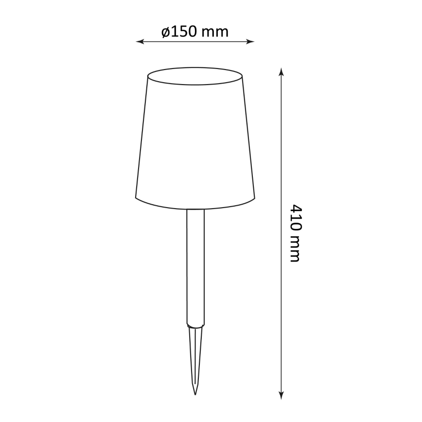 LED solar lighting RUMBA LED/1,2V IP44