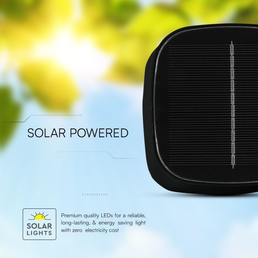 LED Solar dimmable magnetic touch rechargeable table lamp LED/5W/5V 3000-6000K 3600 mAh IP65 black