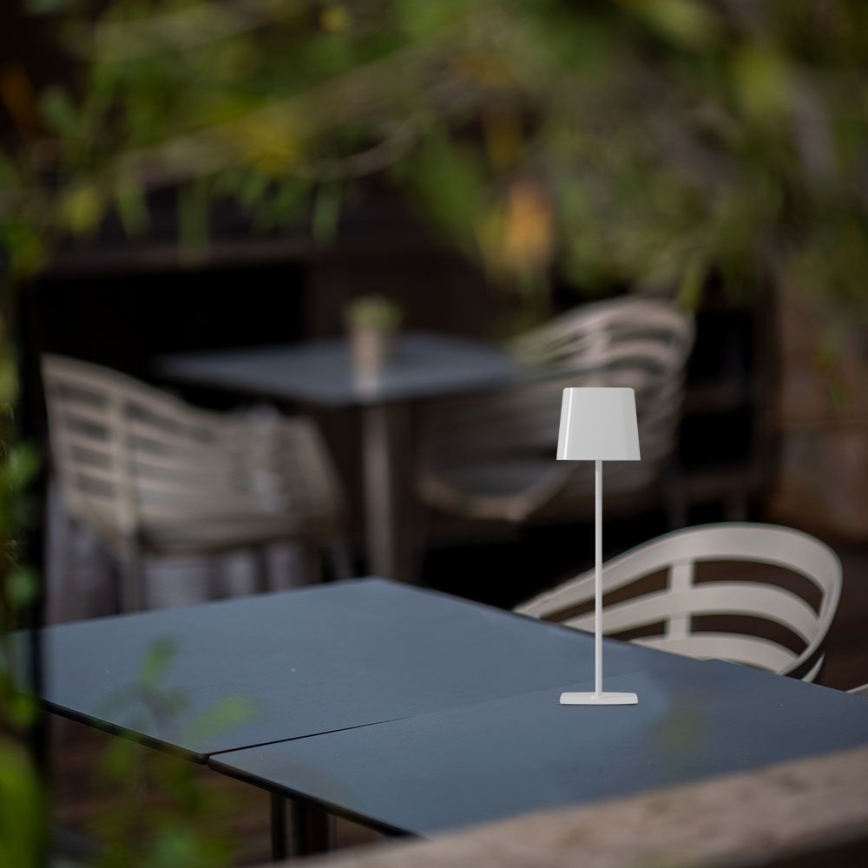 LED Solar dimmable magnetic touch rechargeable table lamp LED/5W/5V 3000-6000K 3600 mAh IP65 white