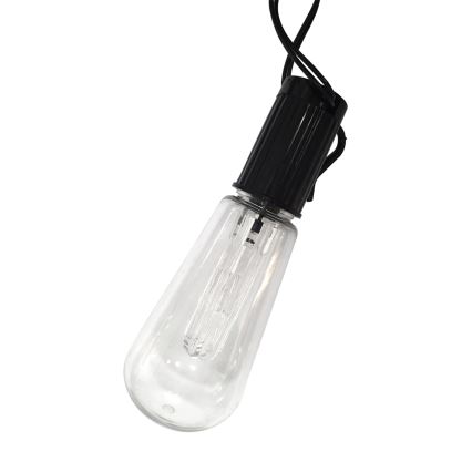 LED Solar outdoor chain 10xLED/1,2V 2,2 m IP44