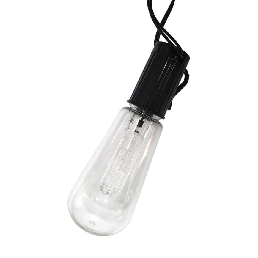 LED Solar outdoor chain 10xLED/1,2V 2,2 m IP44