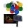 LED Solar outdoor chain 10xLED/1,2V 2,2 m IP44 multicolor