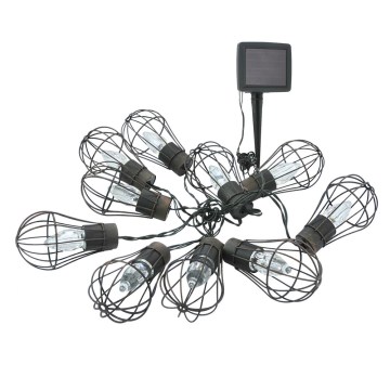 LED Solar outdoor chain 10xLED/1xAAA 3,8 m IP44
