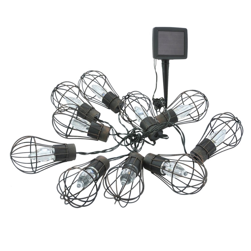 LED Solar outdoor chain 10xLED/1xAAA 3,8 m IP44