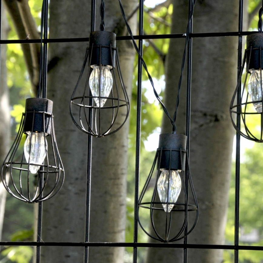 LED Solar outdoor chain 10xLED/1xAAA 3,8 m IP44