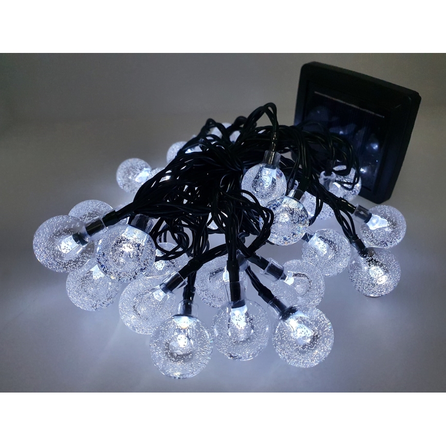 LED Solar outdoor chain 30xLED/1,2V 6,5 m IP44