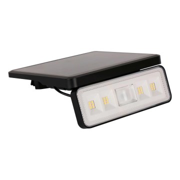 LED Solar outdoor floodlight with sensor LED/8W/3,7V IP54 black