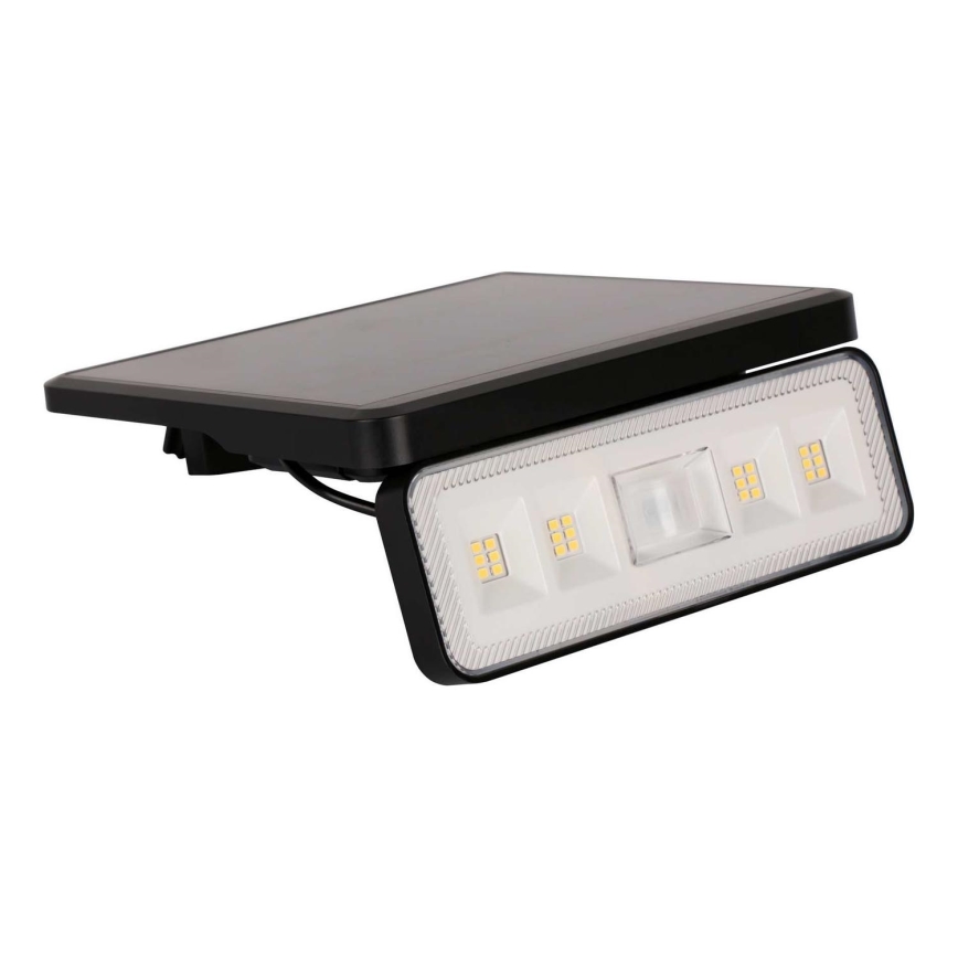 LED Solar outdoor floodlight with sensor LED/8W/3,7V IP54 black