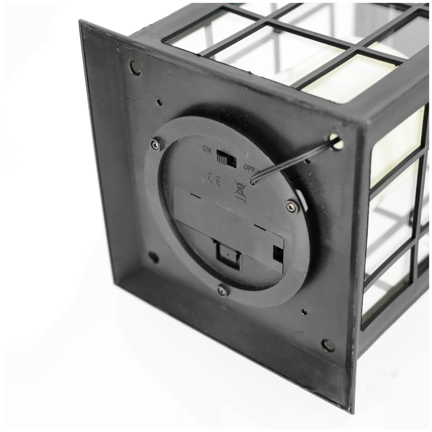 LED Solar pendant light LED/0,02W/1,2V 2700K IP44 black