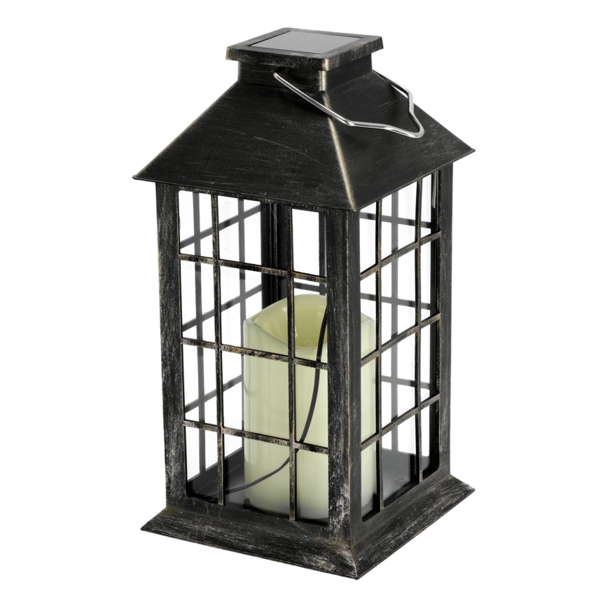 LED Solar pendant light LED/0,02W/1,2V 2700K IP44 patina