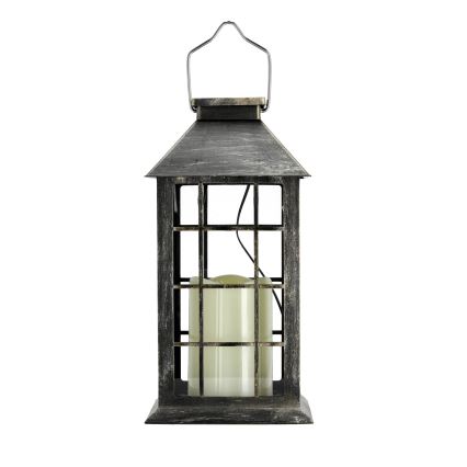 LED Solar pendant light LED/0,02W/1,2V 2700K IP44 patina