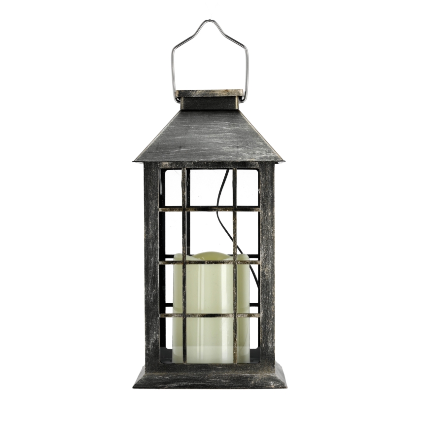 LED Solar pendant light LED/0,02W/1,2V 2700K IP44 patina