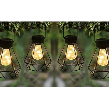 LED Solar pendant light LED/0,1W/1,2V 600 mAh d. 13 cm