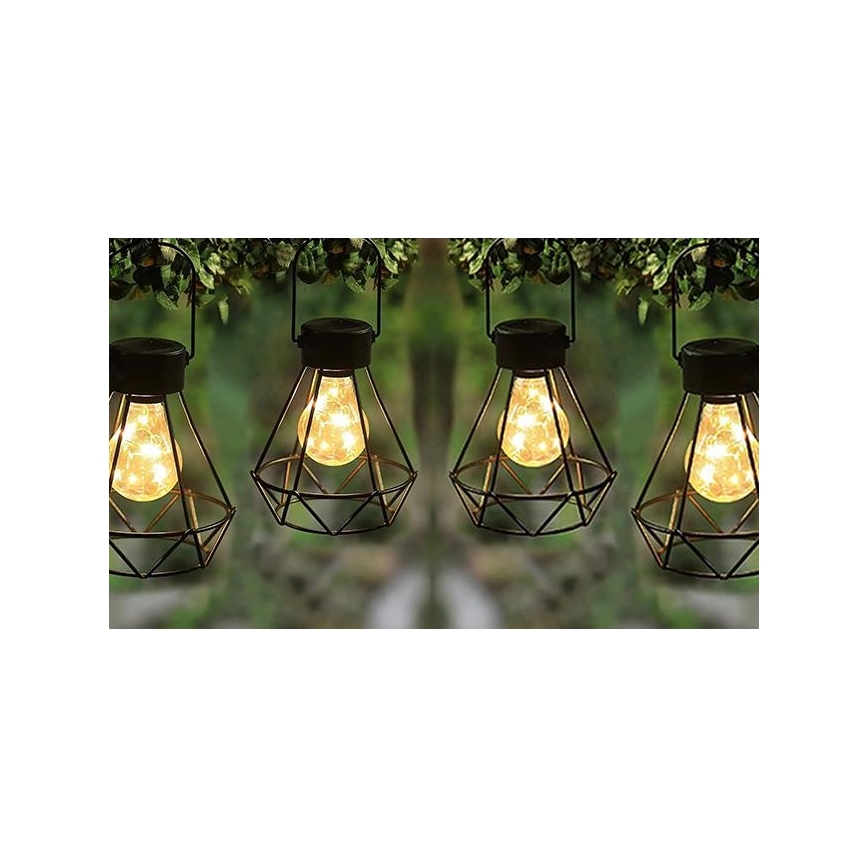 LED Solar pendant light LED/0,1W/1,2V 600 mAh d. 13 cm