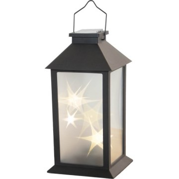 LED Solar Pendant Light with Sensor CANDELIO STAR LED/1xAA 2700K IP44 200 mAh