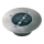 LED Solar recessed light with sensor LED/0,12W/2xAAA IP67 stainless steel ring