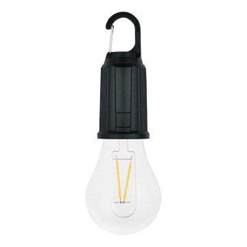 LED Solar Rechargeable Lantern LUMINA LUMO LED/USB 300 mAh, Black