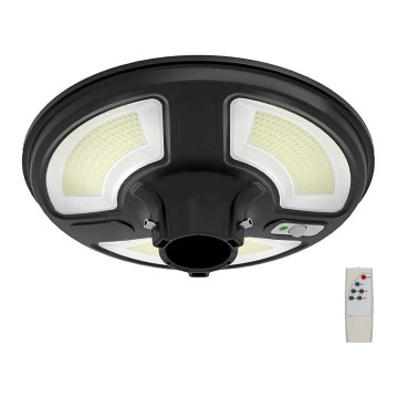 LED Solar street lamp with a sensor LED/10W/3,2V 6500K IP65 + remote control