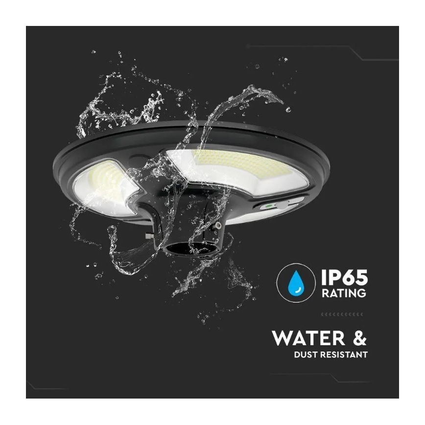 LED Solar street lamp with a sensor LED/10W/3,2V 6500K IP65 + remote control
