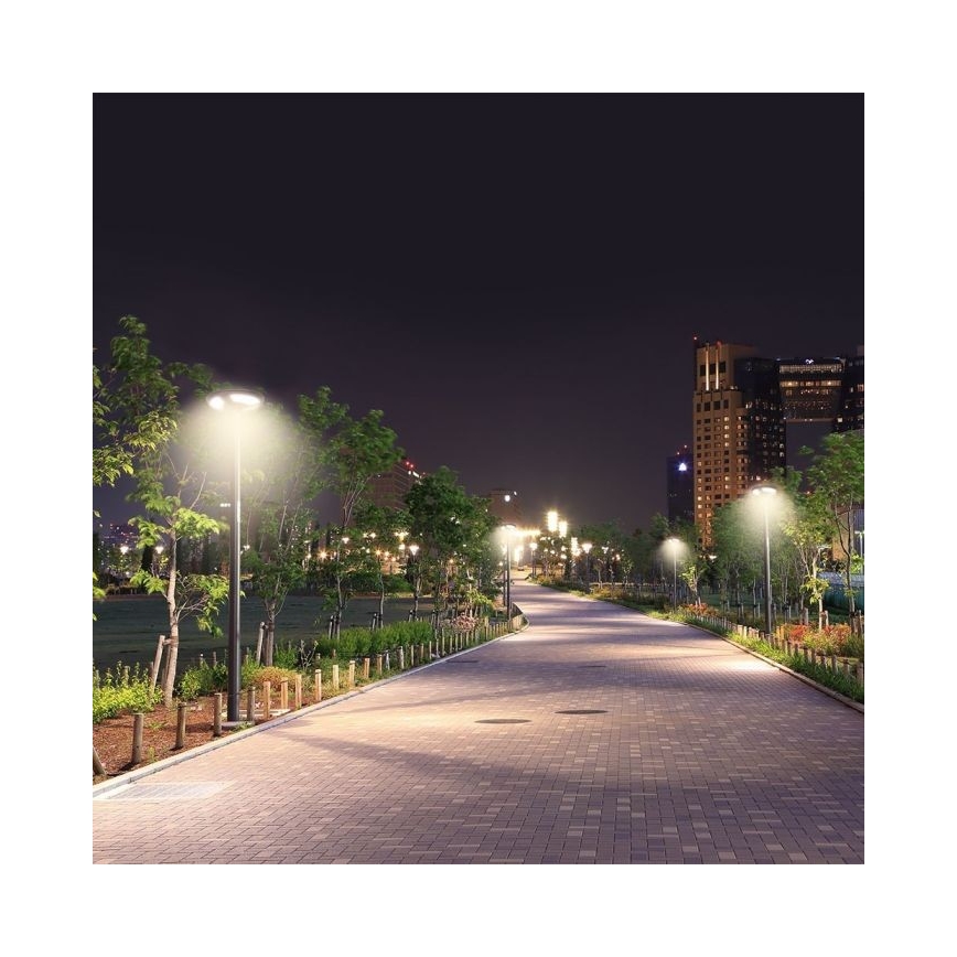 LED Solar street lamp with a sensor LED/10W/3,2V IP65 4000K + remote control