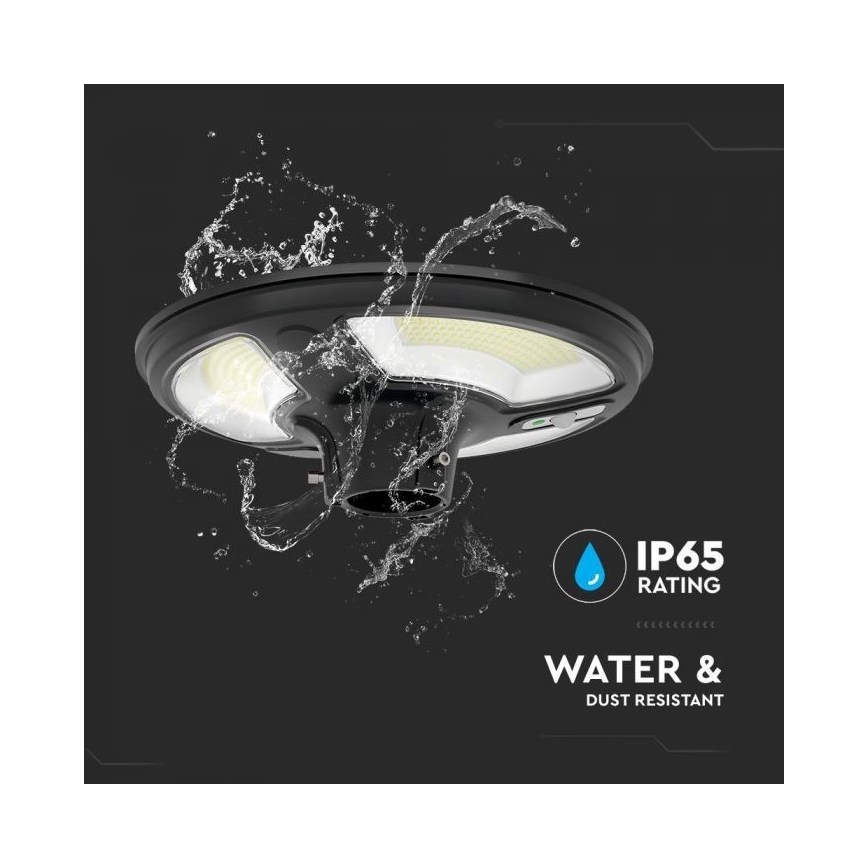 LED Solar street lamp with a sensor LED/10W/3,2V IP65 4000K + remote control
