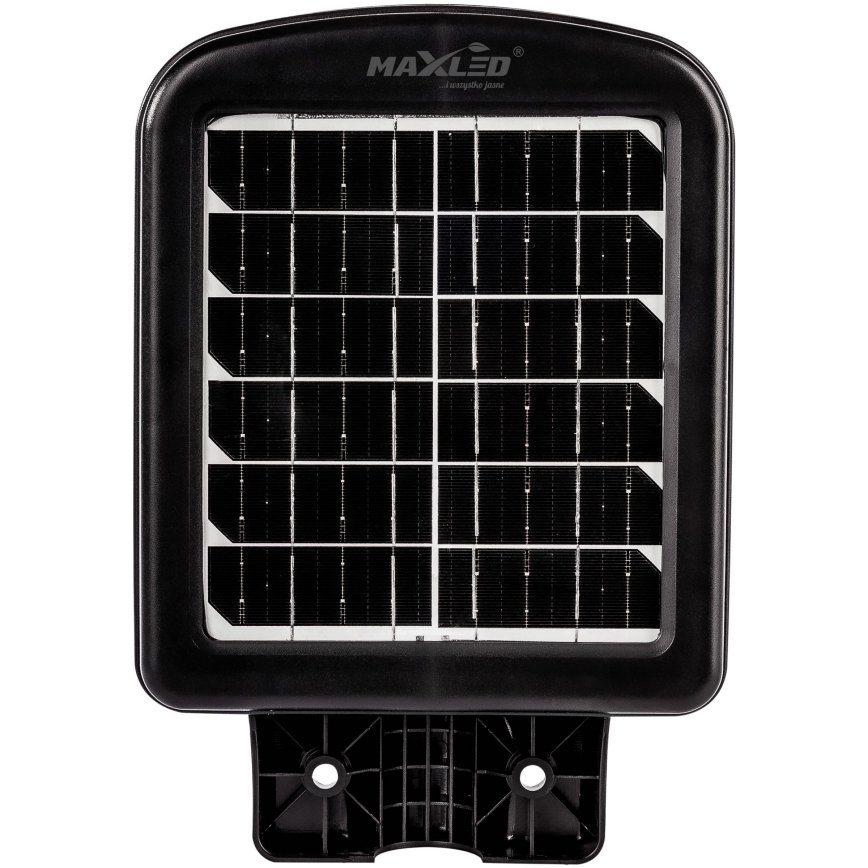 LED Dimmable solar street lamp with sensor LED/150W/6V 6500K IP65 black + remote control