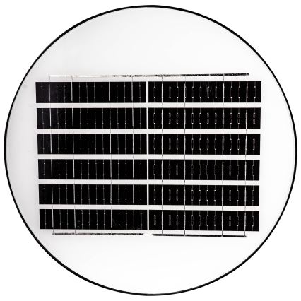 LED Dimmable solar street lamp with sensor LED/15W/6V 11000 mAh 6500K IP65 black + remote control