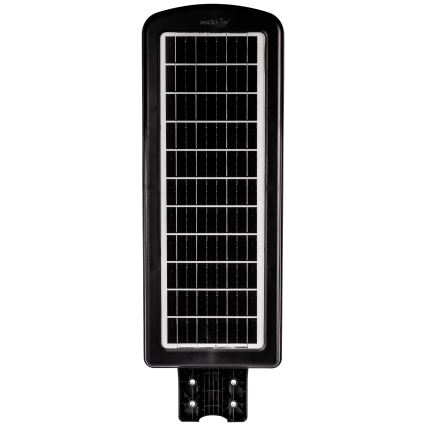 LED Dimmable solar street lamp with sensor LED/300W/6V 6500K IP65 black + remote control