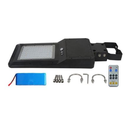 LED Solar street lamp with a sensor LED/40W/9,6V IP65 4000K + remote control