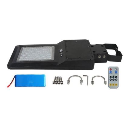 LED Solar street lamp with a sensor LED/40W/9,6V IP65 6000K + remote control