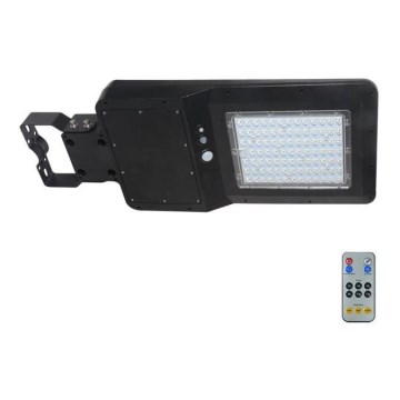 LED Solar street lamp with a sensor LED/40W/9,6V IP65 6000K + remote control