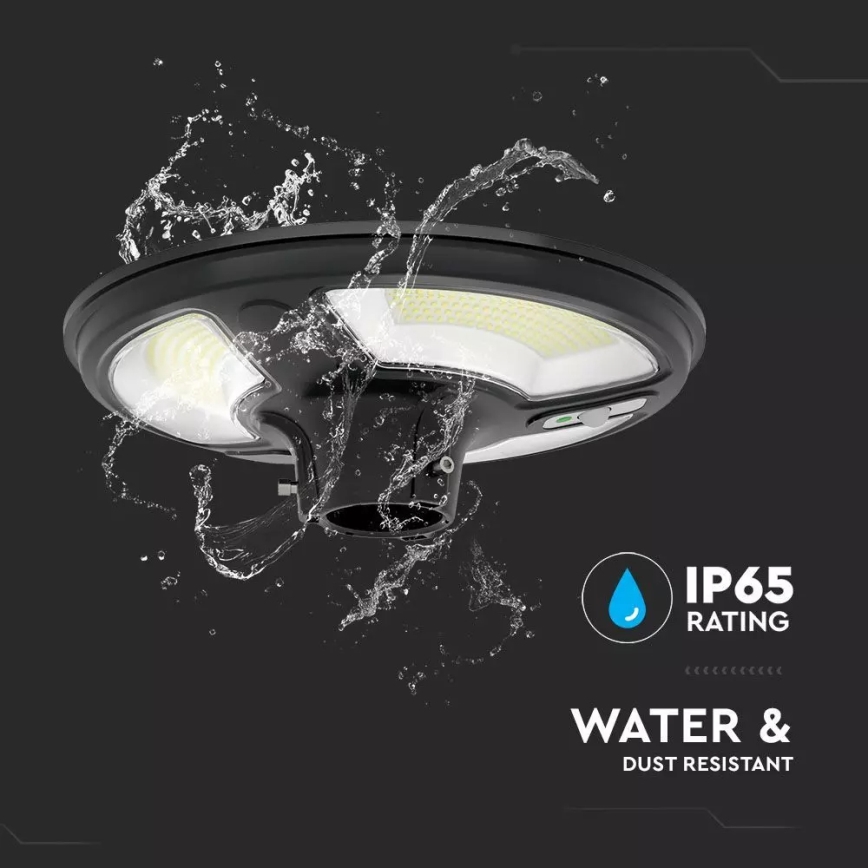 LED Solar street lamp with a sensor LED/7,5W/3,2V IP65 4000K + remote control