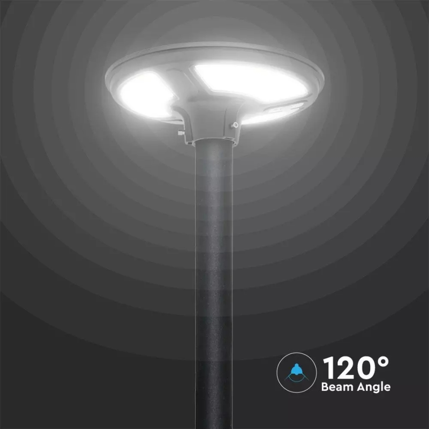 LED Solar street lamp with a sensor LED/7,5W/3,2V IP65 4000K + remote control