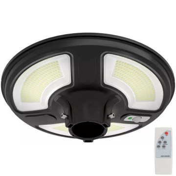 LED Solar street lamp with a sensor LED/7,5W/3,2V IP65 4000K + remote control