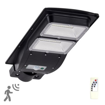 LED Solar street lamp with a sensor STREET 2xLED/6W/3,2V IP65 + remote control